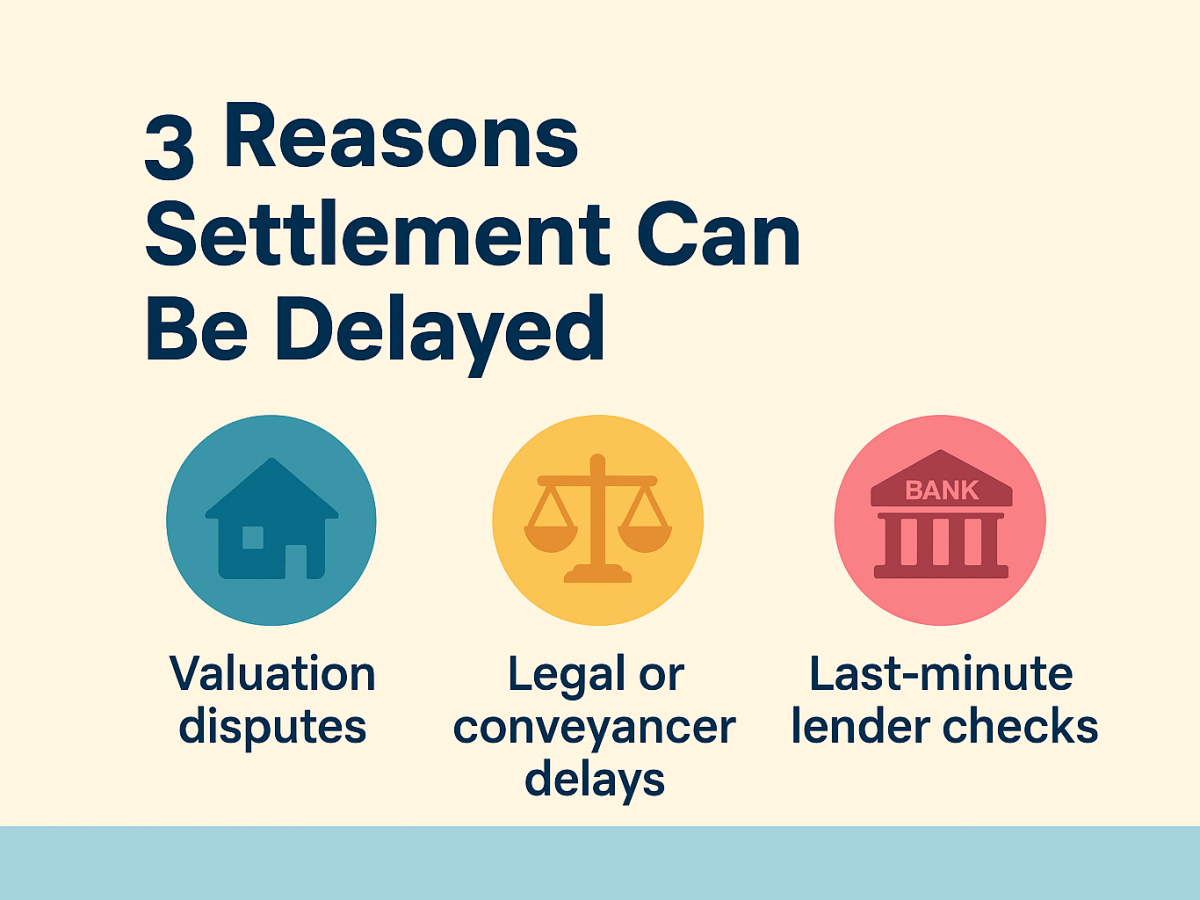 3 Common Reasons Settlement Can Be&nbsp;Delayed
